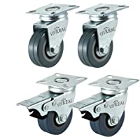 Super Deal Genie – Ruedas giratorias de 50 mm (4 unidades)